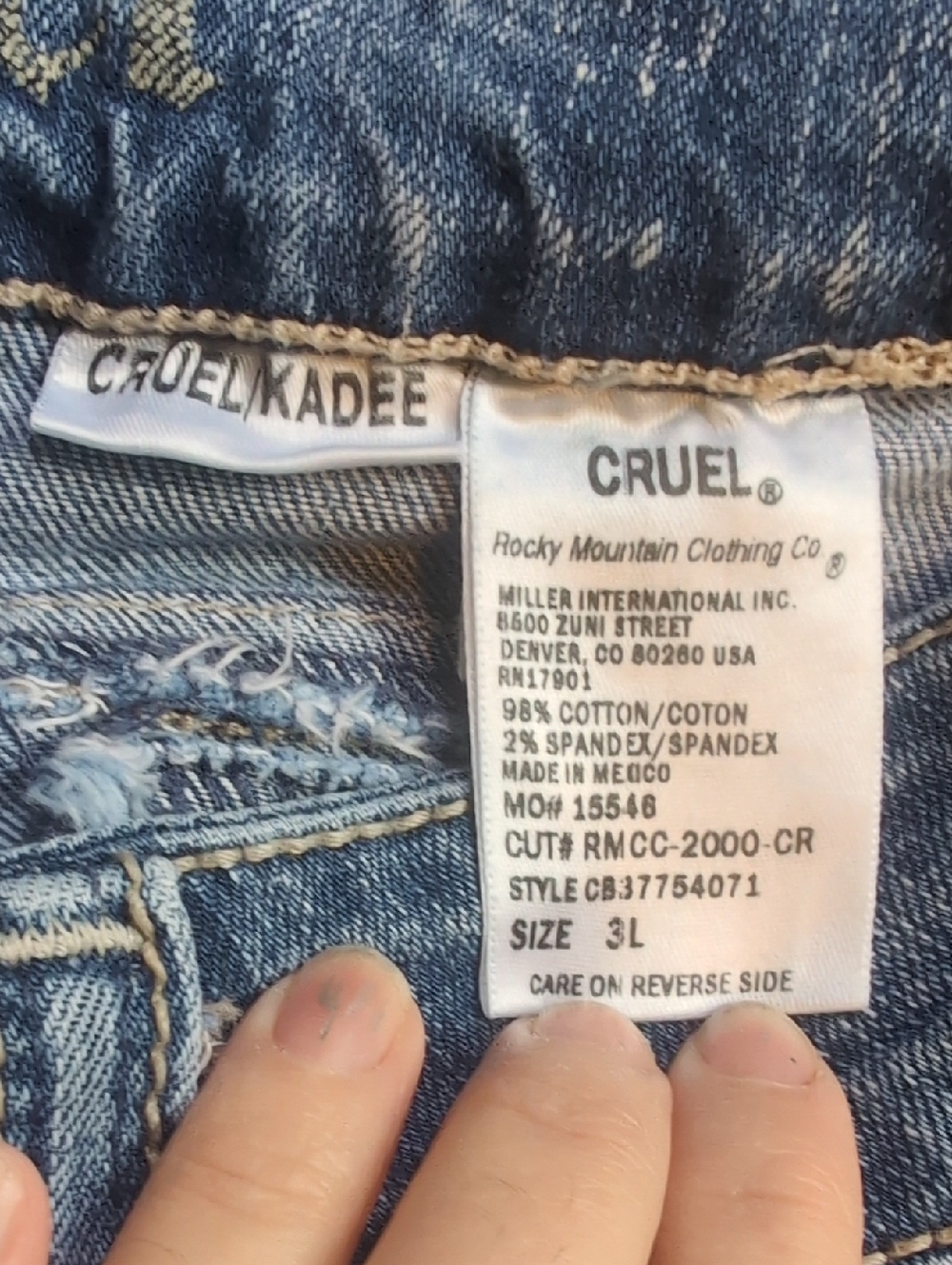 Cruel Kadee Low-rise Boot-Cut Jeans - Picture 2 of 3